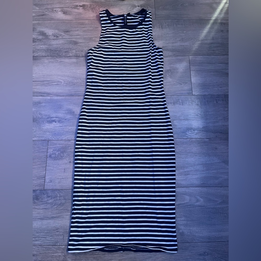 stripped maxi dress